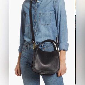 Madewell The Sydney Black Leather Crossbody Bag-preloved in awesome condition!